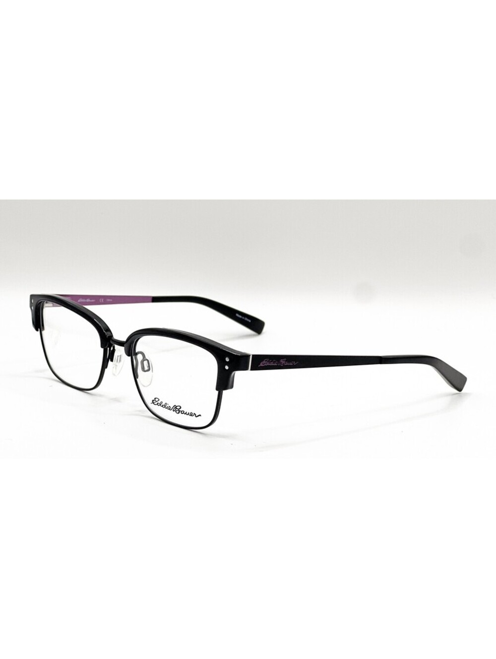 NEW EDDIE BAUER EB32218 BK BLACK AUTHENTIC EYEGLASSES 50-18